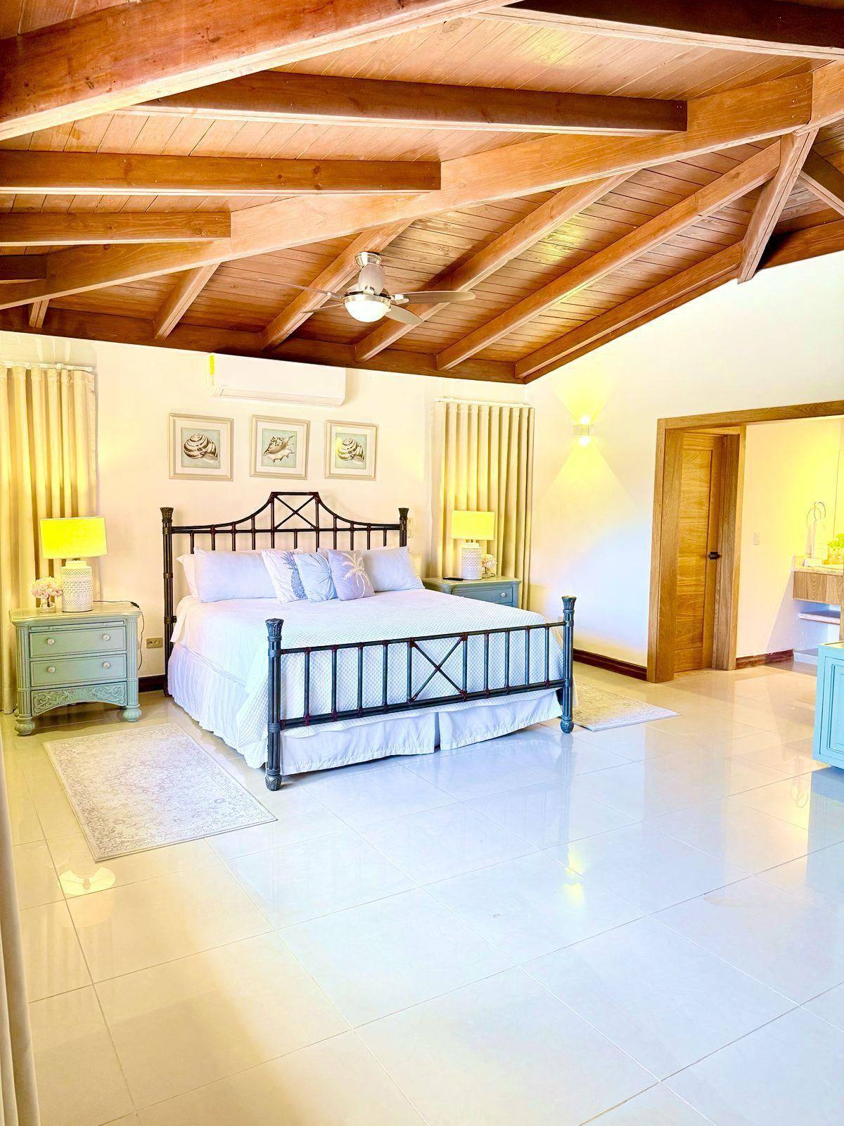 Bedroom at 5BR Cajuiles Garden Villa