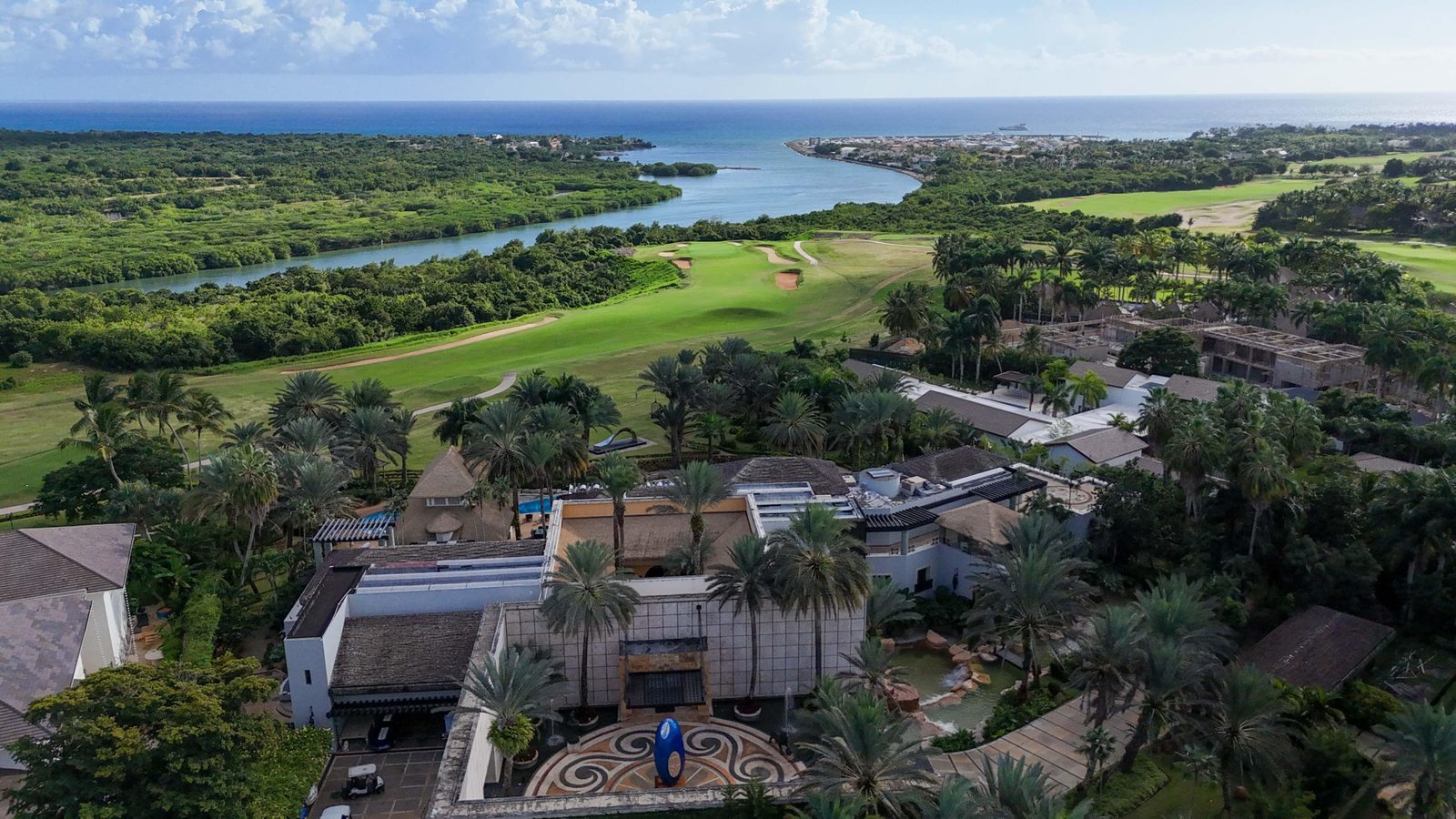 The Chavón River Estate from above, Casa de Campo