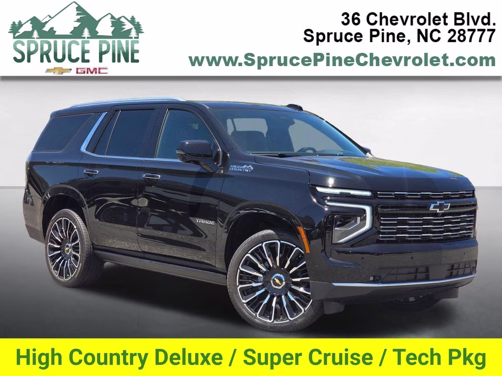 Representative current-year Chevrolet Tahoe High Country