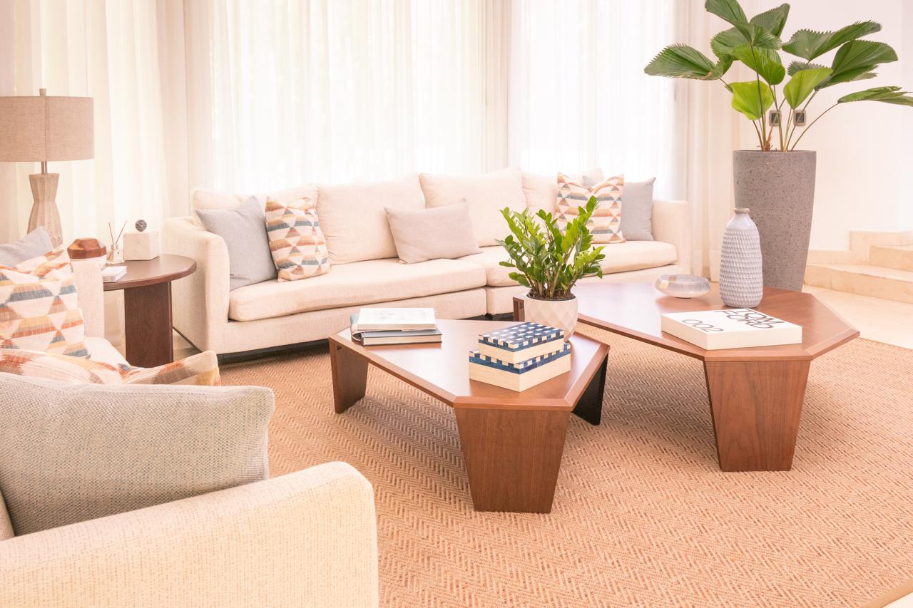 Light-filled living room at Fairway Golf Estate